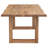 Eli Acacia Rectangular Solid Wood Top with Solid Wood Base Dining Table