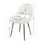 49cm H Upholstered Metal Upholstered Back Accent-1478612076