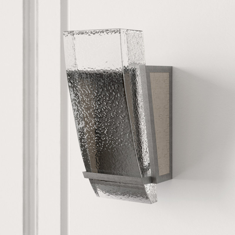 Crownstone 1 - Light Flush Mounted Sconce, Silver