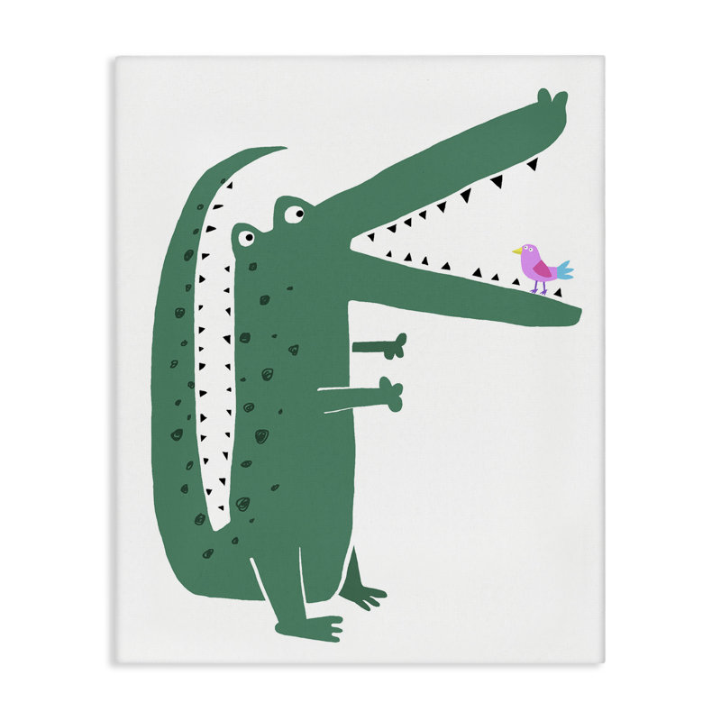 Alligator & Bird Friends, conception de Carla Daly, H 20 po x l 16 po