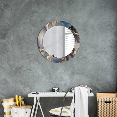 Huldar Glass Flat Wall Mirror