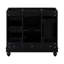 Armoire de salle de bain noire 36 po, armoire et 4 tiroirs