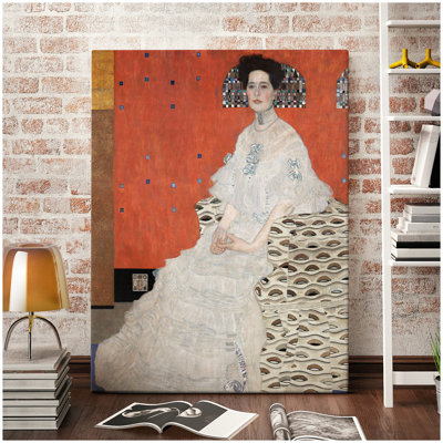 Fritza Riedler par Gustav Klimt, taille: 1,5, impression sur toile, estampe numérique, art mural pour la décoration intérieure