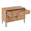 Commode brun doré