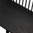 Aspen Large Bench-Black Oak