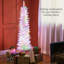 Arbre de Noël artificiel 5 pi avec 5 branches colorées et 150 lumières DEL colorées
