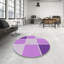 Tapis mauve à motif géométrique Kimbro-220476737