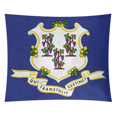 Tapisserie drapeau connecticut Enrik