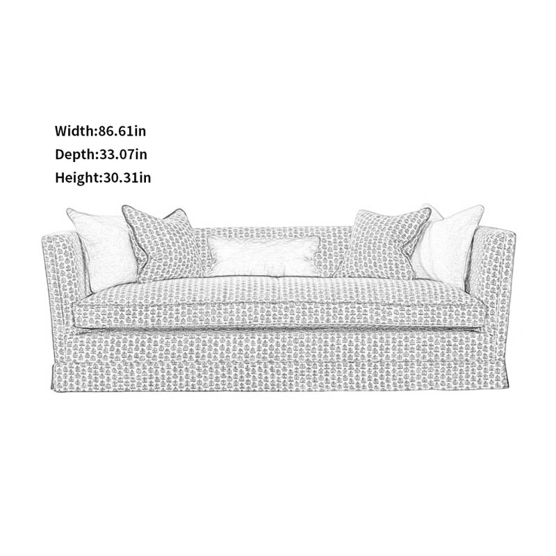 Simple Fabric Casual Sofa