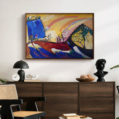 "Peinture avec troïka", toile de Wassily Kandinsky