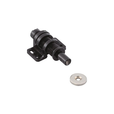 Sugatsune Magnetic Mini Push Latch - MC-25BL, Black Finish