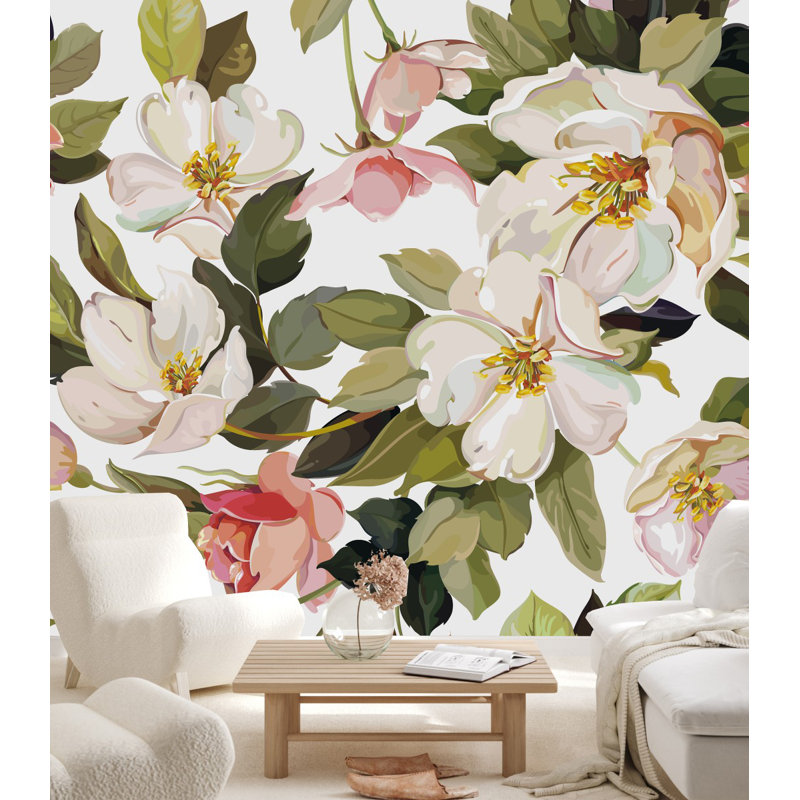 Peel & Stick Wall Mural, 10.42' W x 10.42' L