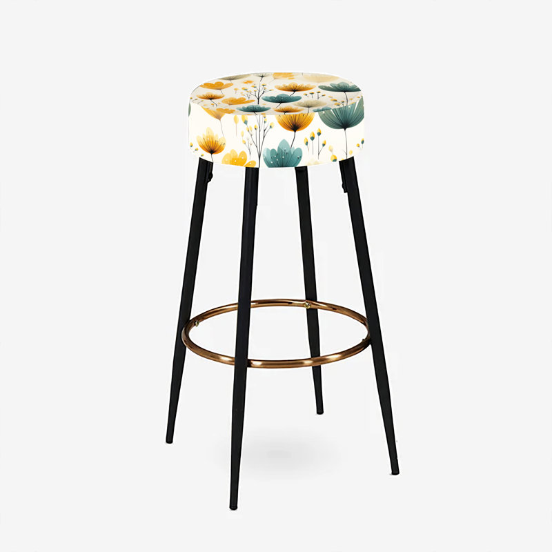 Ensemble de 2 tabourets de bar danois Modern Modern Elegance