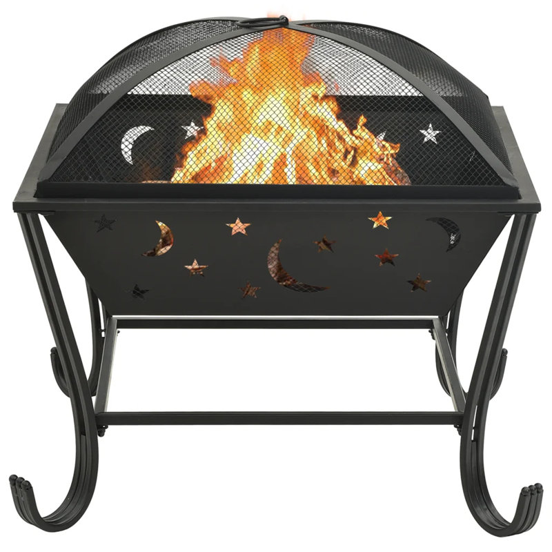 Eickhoff Fire Pit with Poker 62 cm XXL Steel