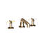 Tolmin Widespread Bathroom Faucet with Drain Assembly-78574930