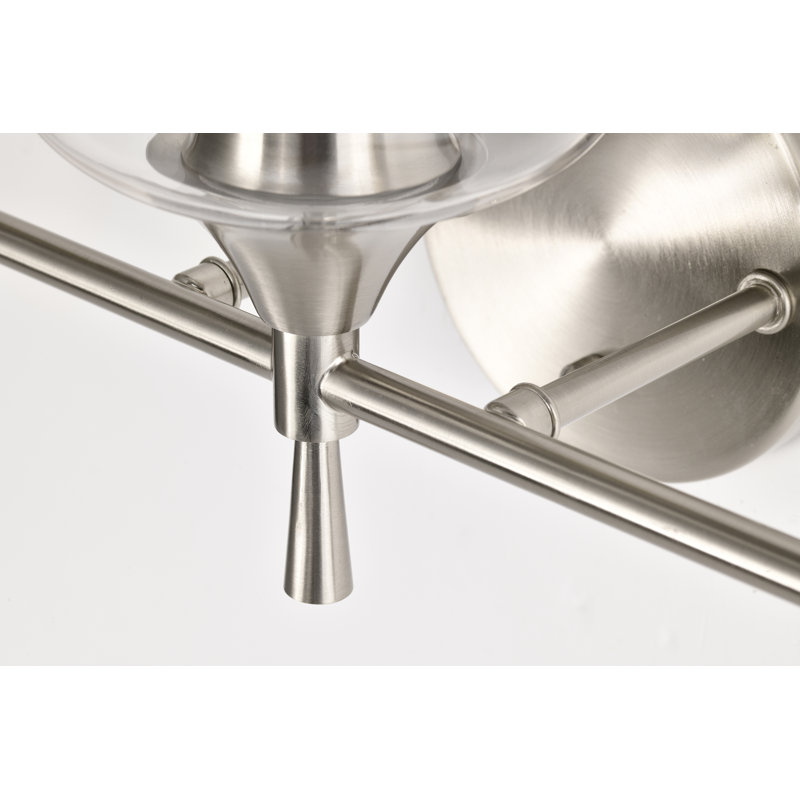 Enmanuel 3 - Light Dimmable Vanity Light, Brushed Nickel