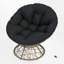 Fauteuil d'appoint pivotant à 360 ° Papasan-1053293556-1053293562