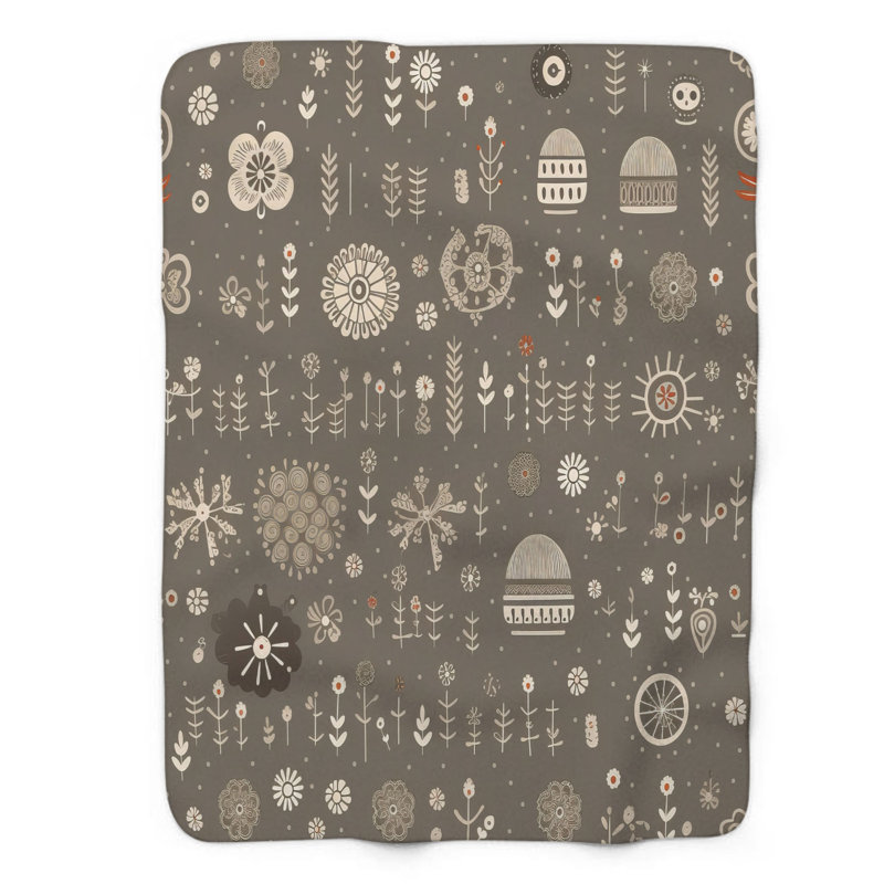 Flurry Dots - 1 Piece Premium Blanket, 50" W x 60" L