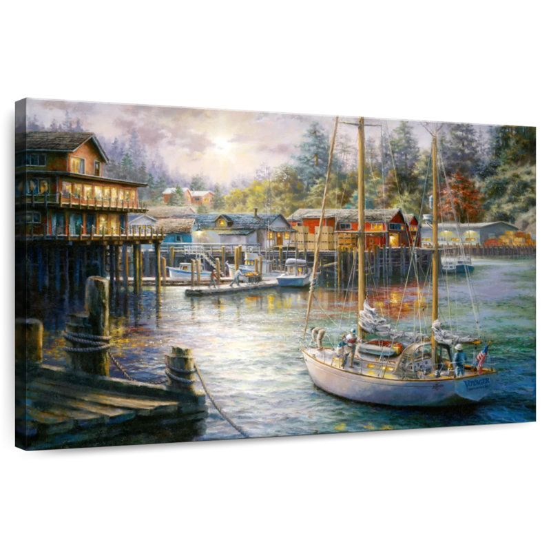 Alvord Harbor, 34" H x 51" W