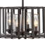 Lustre tambour lanterne à 4 lumières Reid