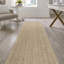 Tapis ivoire tissé à la main Helia-939845003