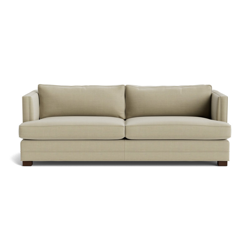 Keaton No Nail 84 Sofa, Performance Linen - Flax, Sienna