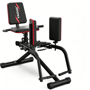 9-Level Resistance Hip Trainer, 2-in-1 Inner & Outer Thigh Exercise Equipment for Home Gym, Postpartum Recovery Glute Workout Machine