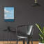  «Open Sea Blue C» par James Wiens, art mural en verre acrylique, 16 po x 24 po