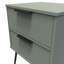 Turah 2 Drawer Bedside Cabinet (Ready Assembled)-1480829096