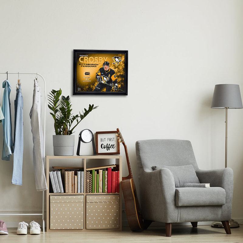 Crosby, verre à photo S 16 x 20 avec pingouins en filet
