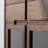 Chinese style bookcase with glass doors