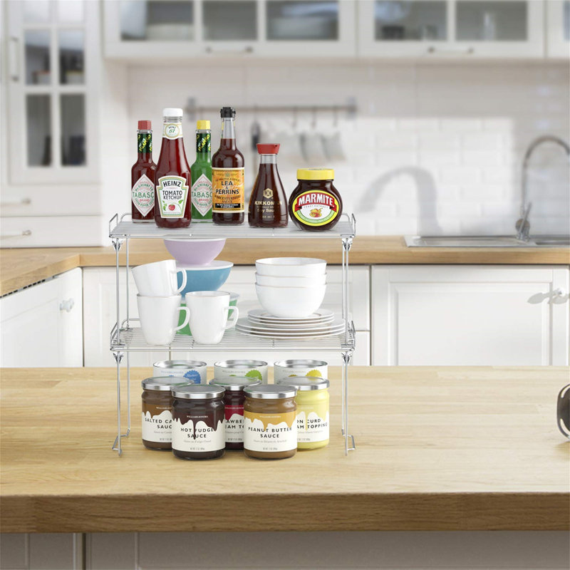 Alahni Freestanding Spice Rack, Silver