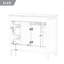 Meuble-lavabo simple 36 po avec plateau Simya-2133303214