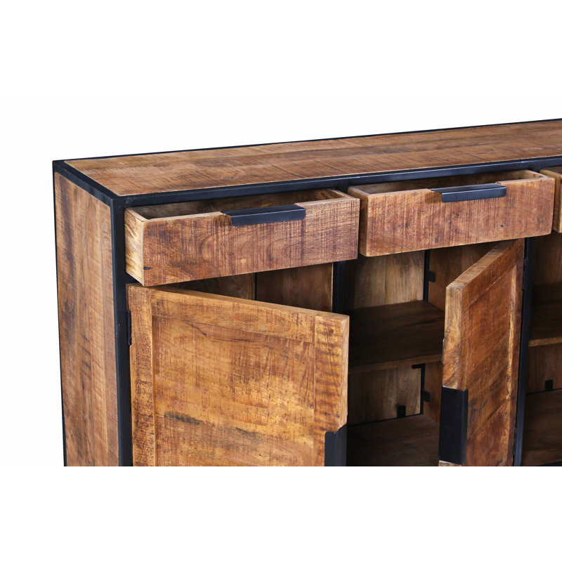 Hendershot 140cm Solid Wood Sideboard