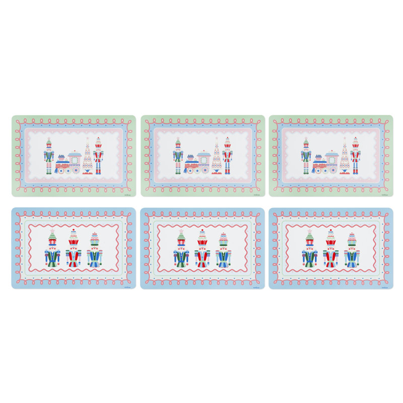 Xmas Sweet Pastels Rectangle Placemats