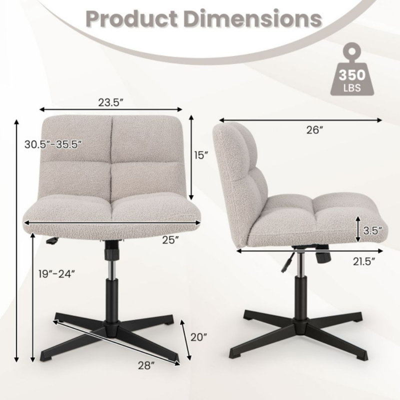 Chaise de bureau, Gris