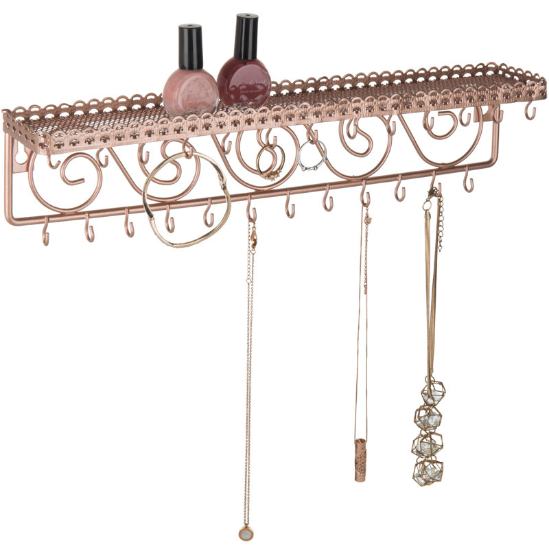 25 Hook Wall Mounted Jewellery Holder