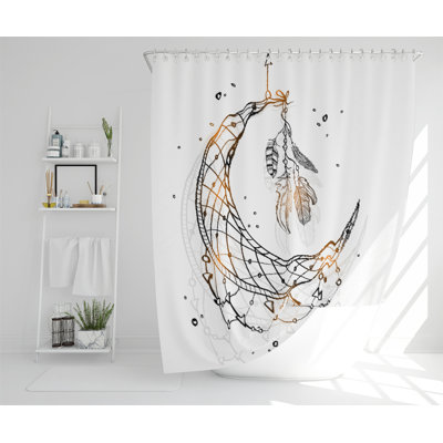 Brose Polyester Shower Curtain Set