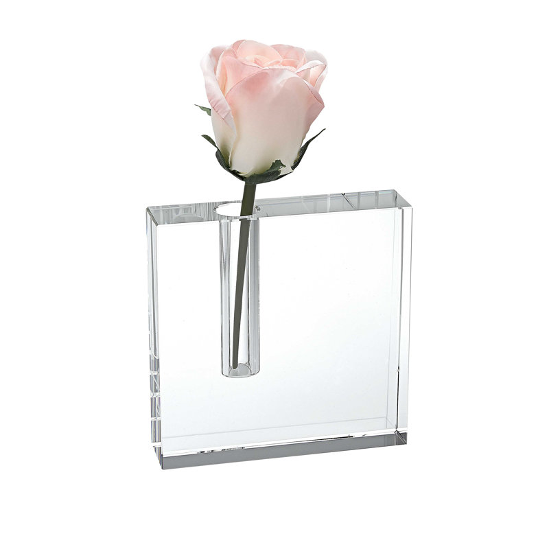 Vase en cristal Siraj, H 6 po x l 6 po x P 1,25 po