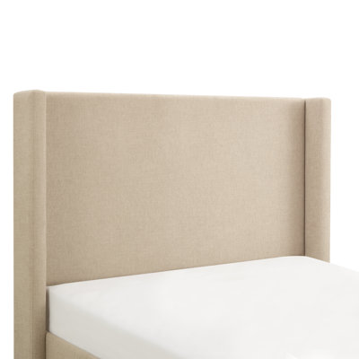 Ana Upholstered Wingback Platform Bed
