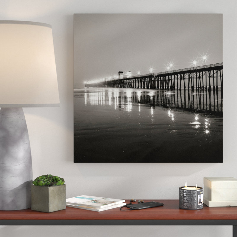 « pilier night 1 », reproduction de photo sur toile tendue