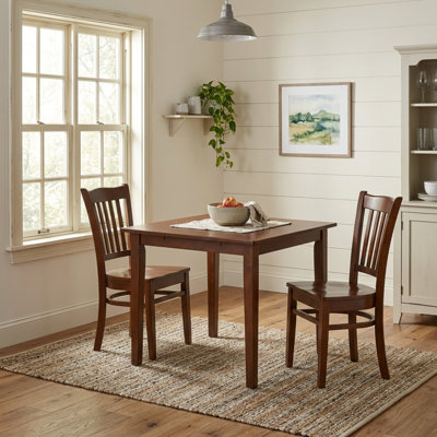 Solid Wood Top Dining Set