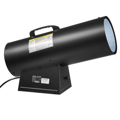 Propane Heater, 125000BTU Forced Air Propane Heater With Stepless Temp Settings And Security Protection, Portable Garage/Shop Barrel Heater For Garages, Job Sites,Indoor/Outdoor