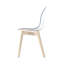 Academy Armless Chair with Wooden Frame-1600000963