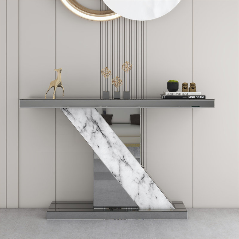 Canapé d'entrée 47,24 "à miroir en verre