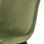 Velvet Side Chair in Green