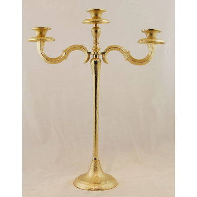 Metal Tabletop Candelabra
