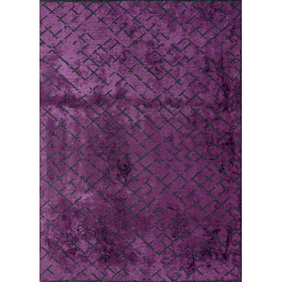 Rapture Purple/Gray Luxury Area Rug