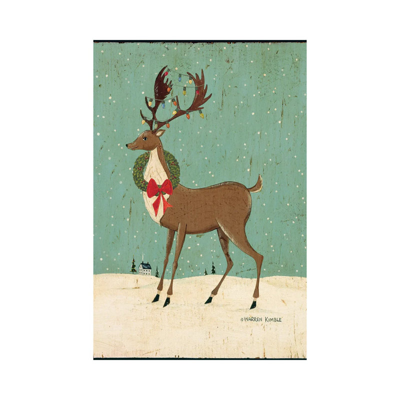 «Winter Dear II», reproduction d'art sur toile tendue
