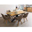 Extendable Solid Oak Pedestal Dining Table-88691702